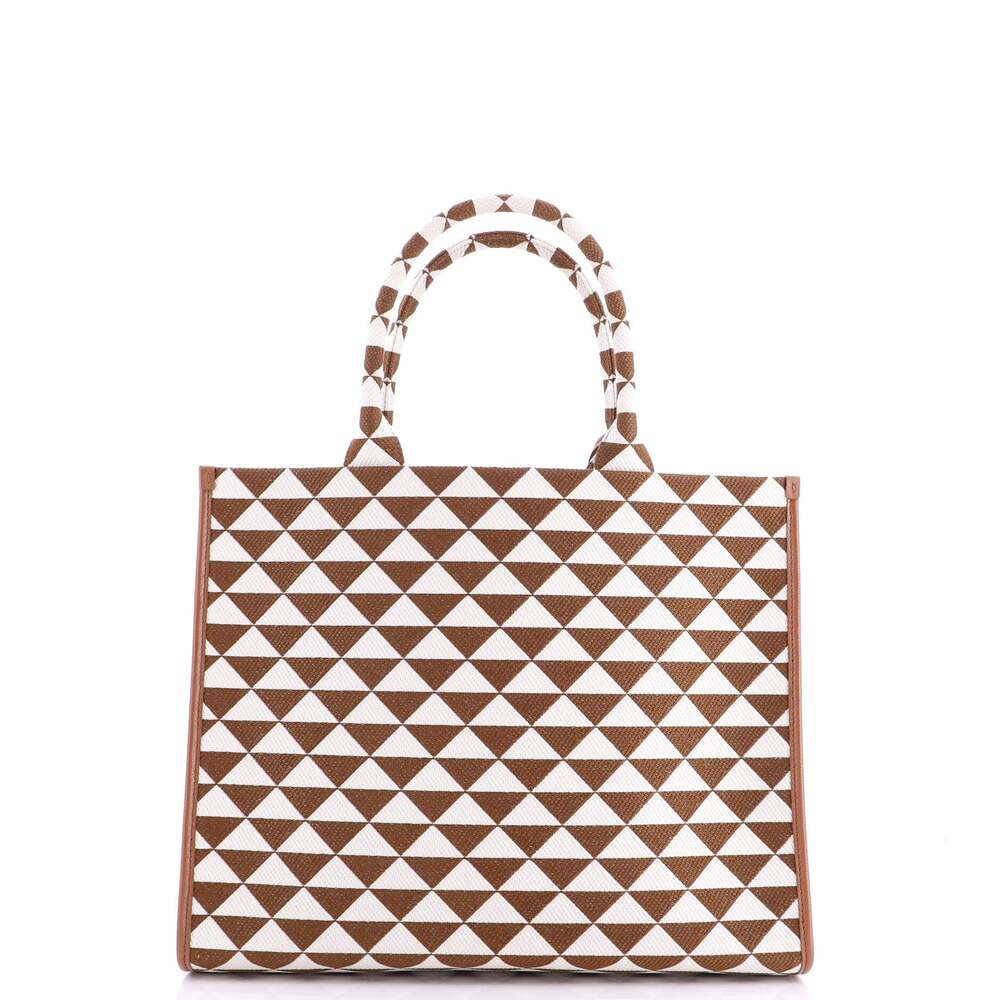 Prada Symbole Shopper Tote Jacquard #260897P24B - Picture 3 of 6
